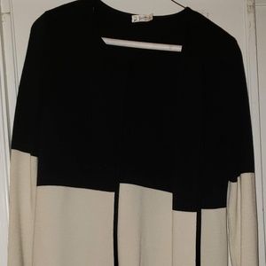 Black and Cream Sweater